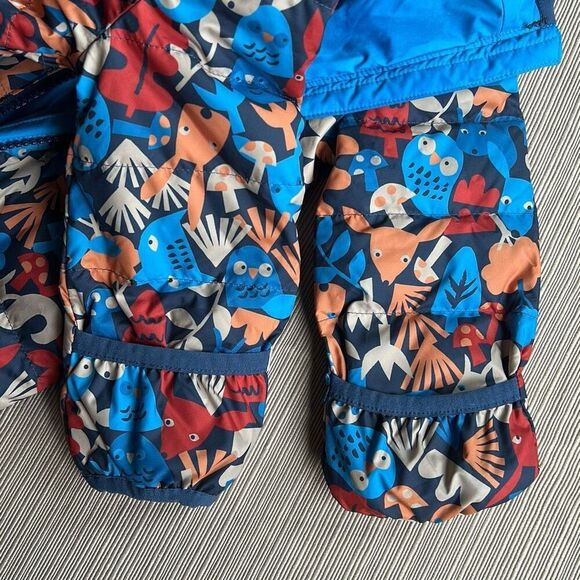 REI Insulated Down Baby Bunting Snow Suit 6-12 mo Unisex Woodland Friends Animal - Picture 5 of 8